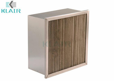 Ashrae Merv 14 séries à hautes températures de filtre à air avec le cadre simple d'en-tête