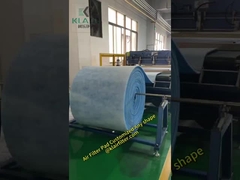 Médias de filtrage de ventilation d'air Rolls, matériel du filtre à air G2 G3 G4 de fibre synthétique