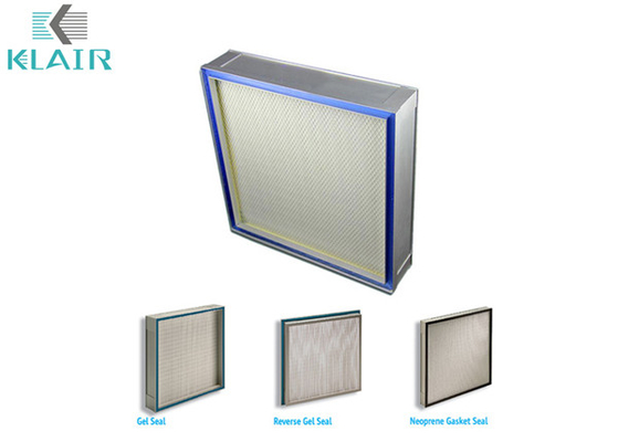 Filtre à air d'épurateur d'air de Mini Pleat HEPA pour le type vente de joint de gel d'hôpital de filtre de HEPA