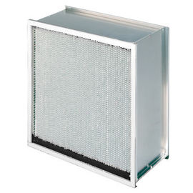 Efficacité à hautes températures du filtre à air 99,99 de Hepa avec le cadre d'acier inoxydable
