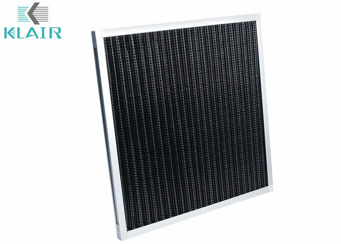 Filtre à air par panneau plissé de charbon actif pour la filtration désagréable d'odeur